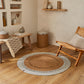 Tapis intérieur/extérieur tissé main aspect jute CUZCO