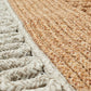 Tapis intérieur/extérieur tissé main aspect jute CUZCO