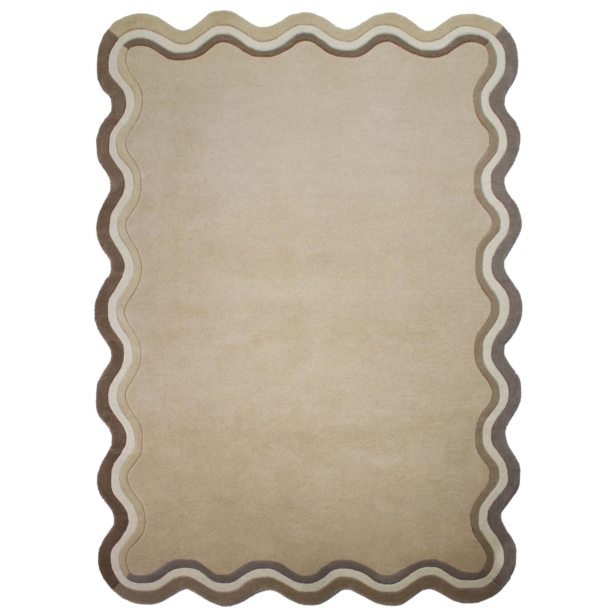 RUSK designer wool living room rug