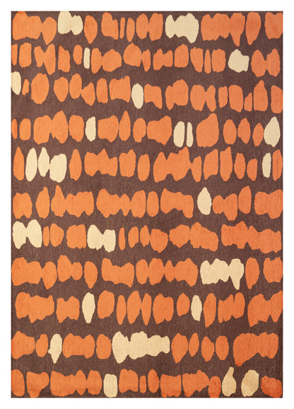 Tapis salon et chambre tissé plat LOLA