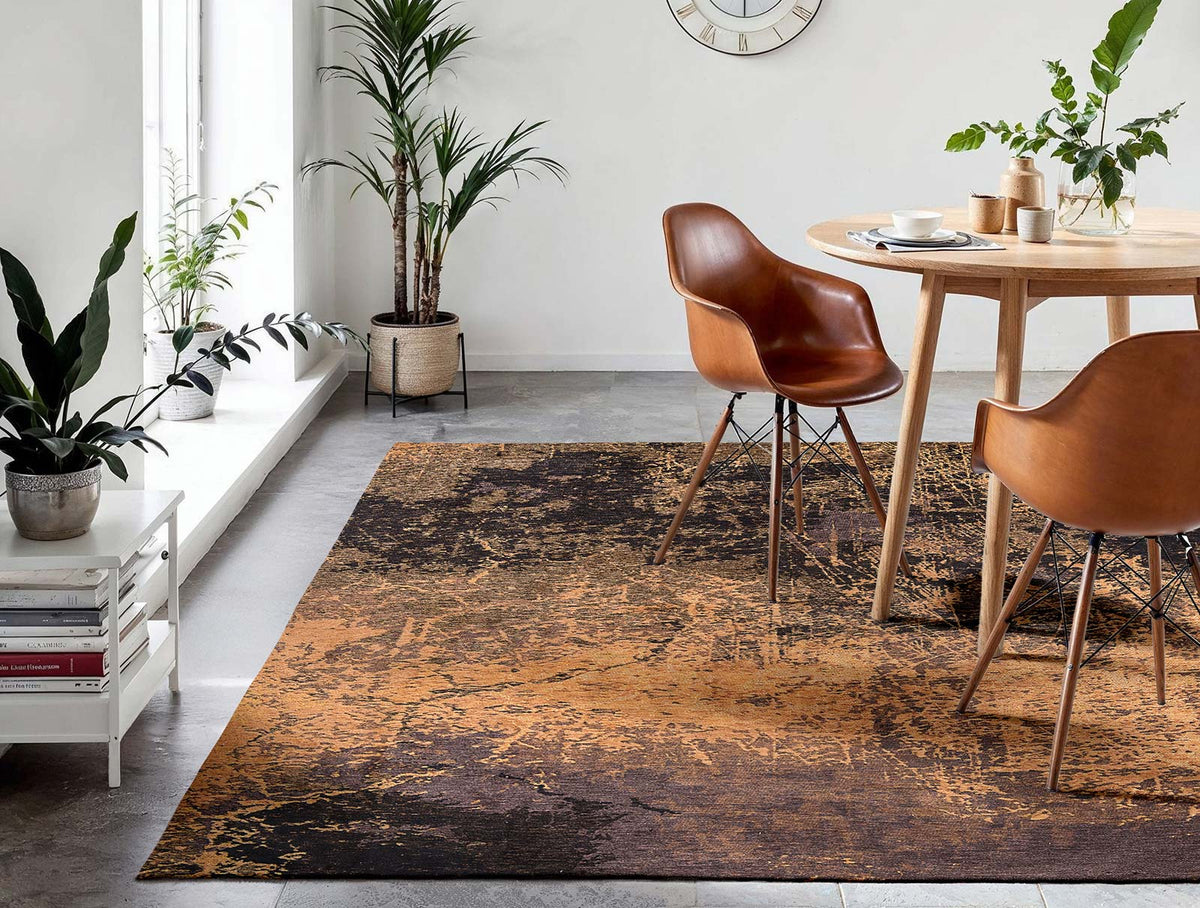 Tapis tissé plat moderne CRACKS