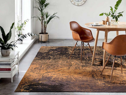 Tapis tissé plat moderne CRACKS