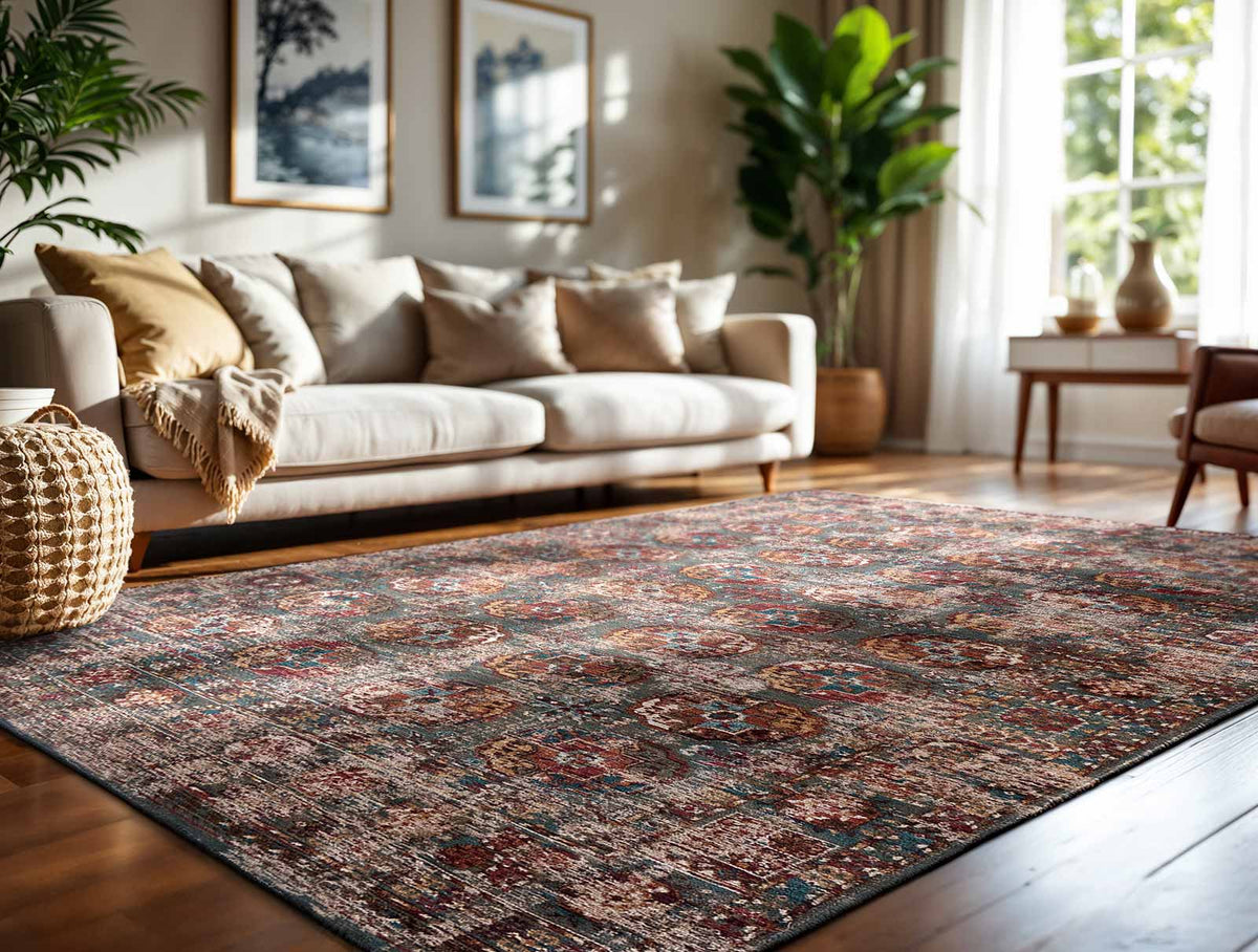 Tapis tissé plat style orient KASAK