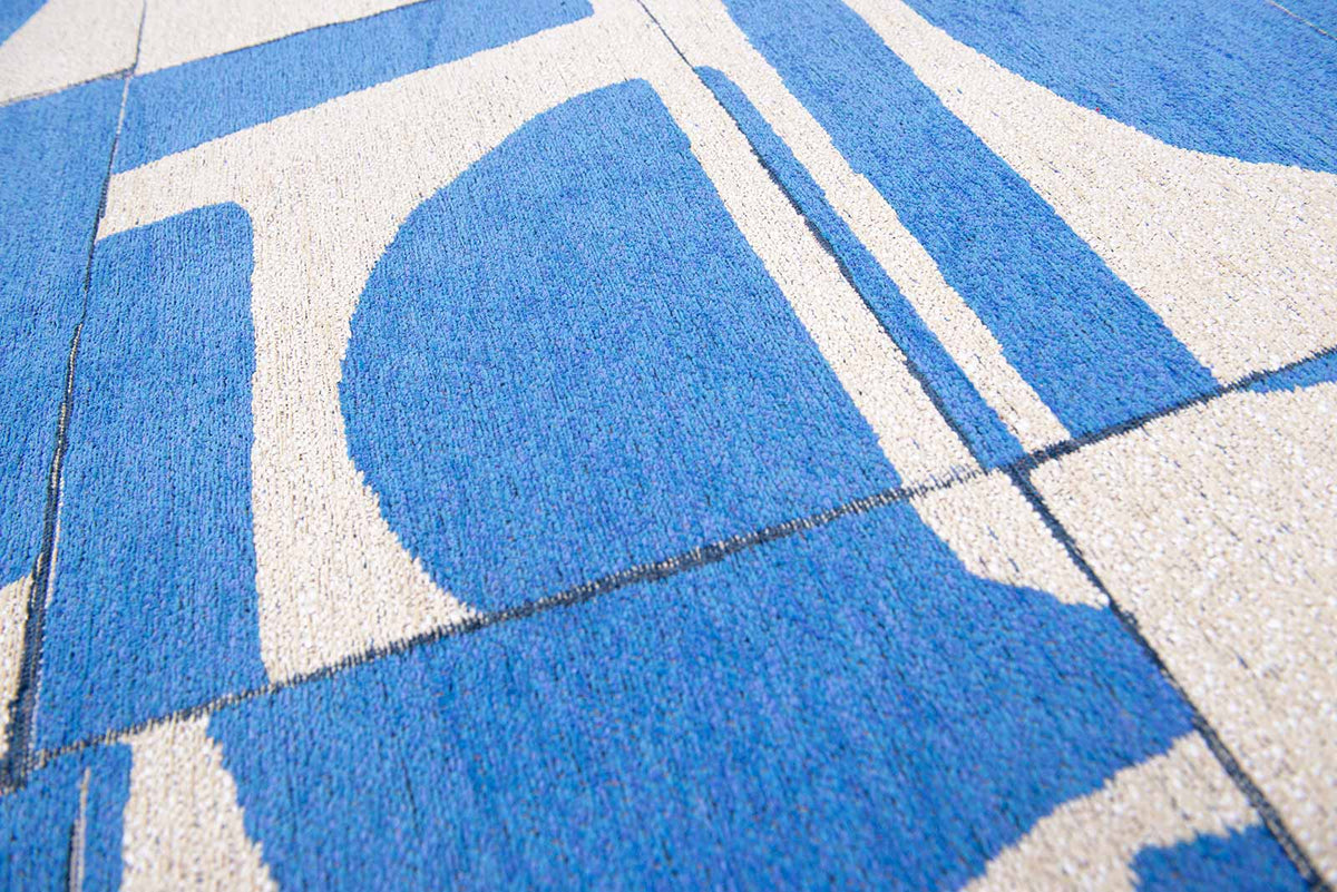 Tapis de salon et chambre tissé plat SCRATCH