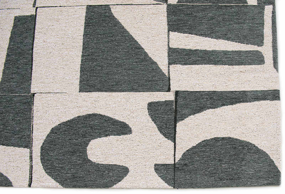 Tapis de salon et chambre tissé plat SCRATCH