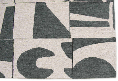 Tapis de salon et chambre tissé plat SCRATCH
