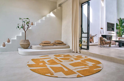 Tapis de salon et chambre tissé plat SCRATCH