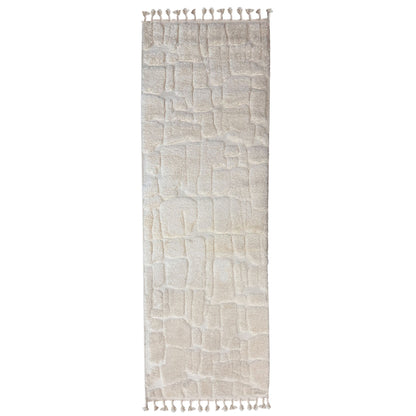 Tapis de salon et couloir tissé plat FUDGY