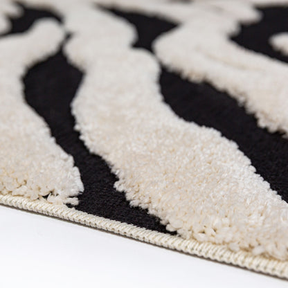 Tapis de salon et couloir tissé plat SAVANE
