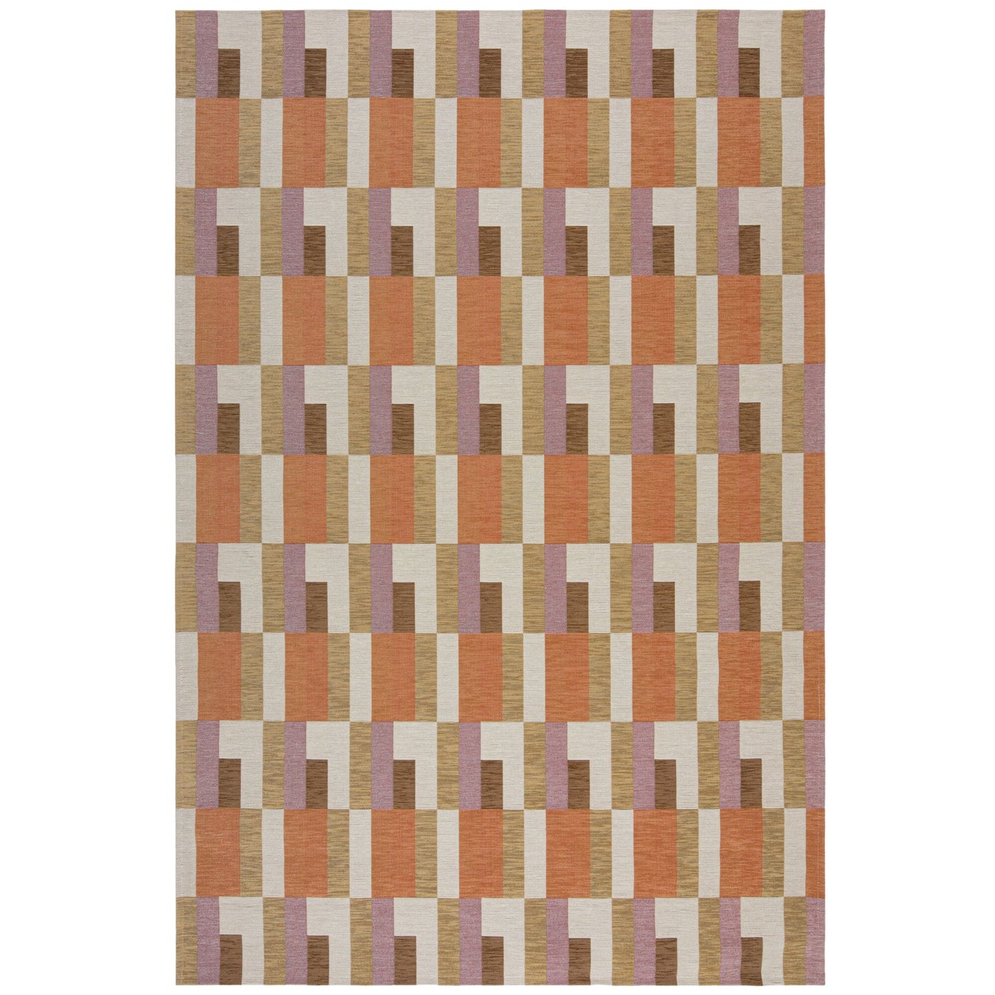 Tapis de salon moderne tissé plat CHELSEA