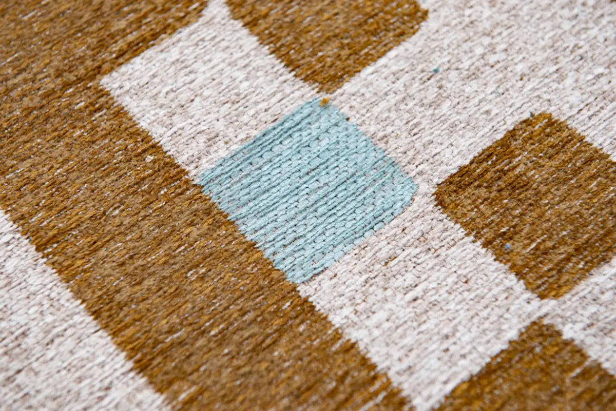 Tapis tissé plat moderne CHECKMATE