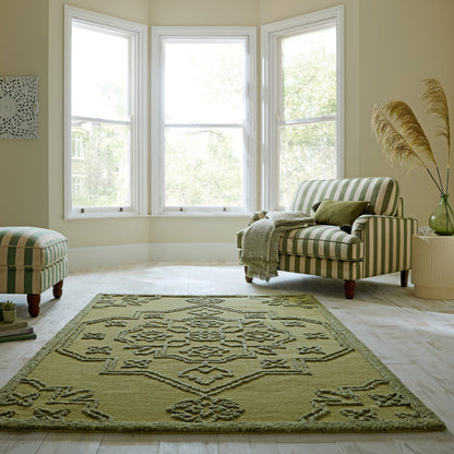 Tapis de salon, chambre et couloir pure laine vintage KAREM