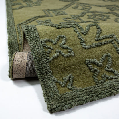 Tapis de salon, chambre et couloir pure laine vintage KAREM