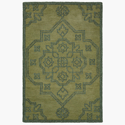 Tapis de salon, chambre et couloir pure laine vintage KAREM