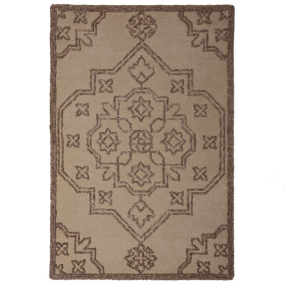 Tapis de salon, chambre et couloir pure laine vintage KAREM