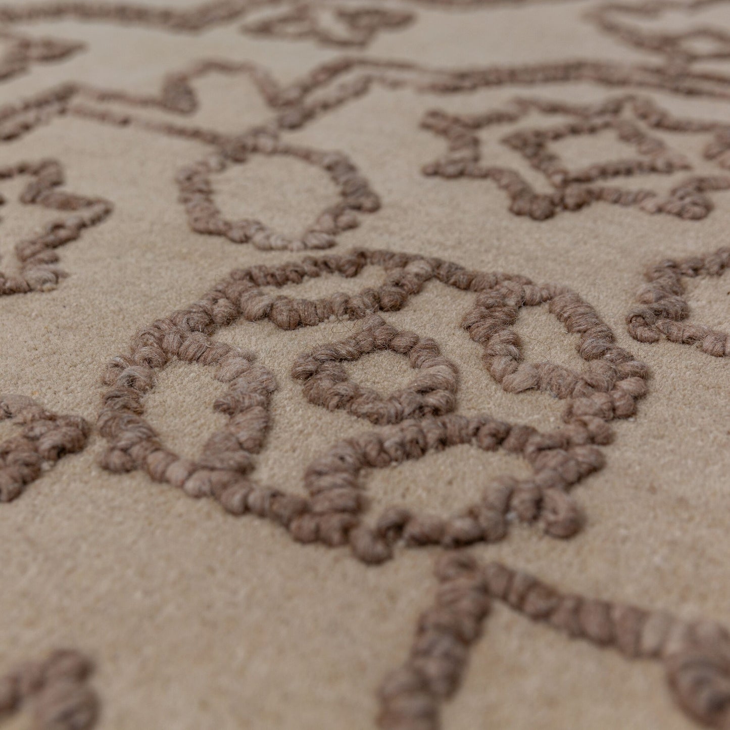 Tapis de salon, chambre et couloir pure laine vintage KAREM