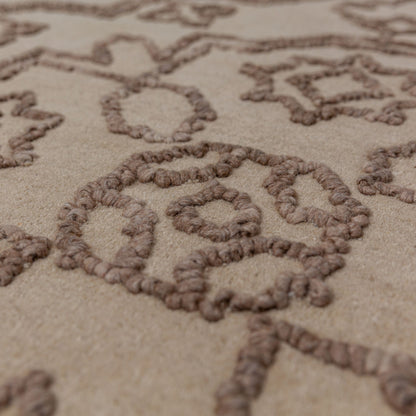 Tapis de salon, chambre et couloir pure laine vintage KAREM