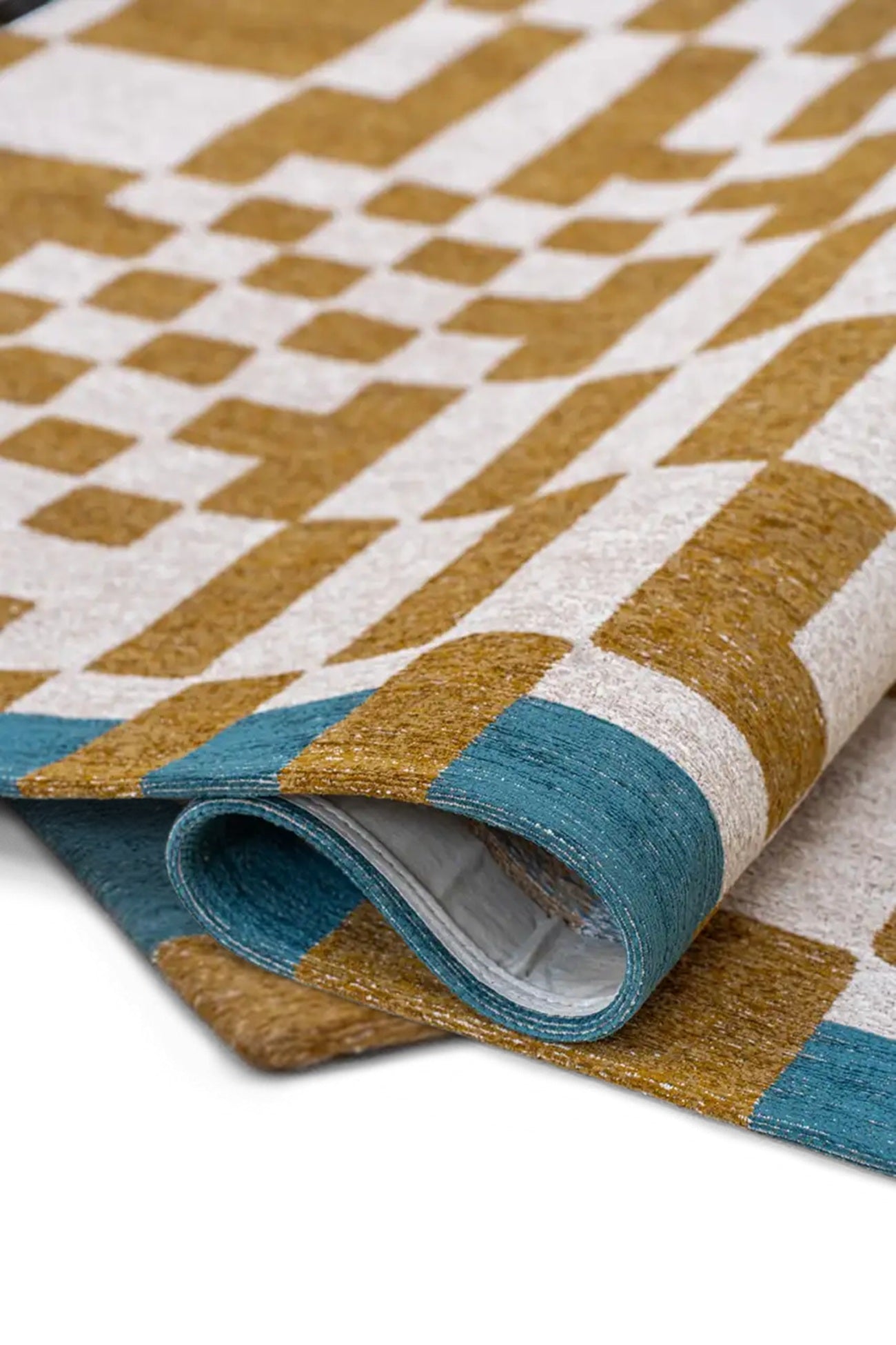 Tapis tissé plat moderne CHECKMATE