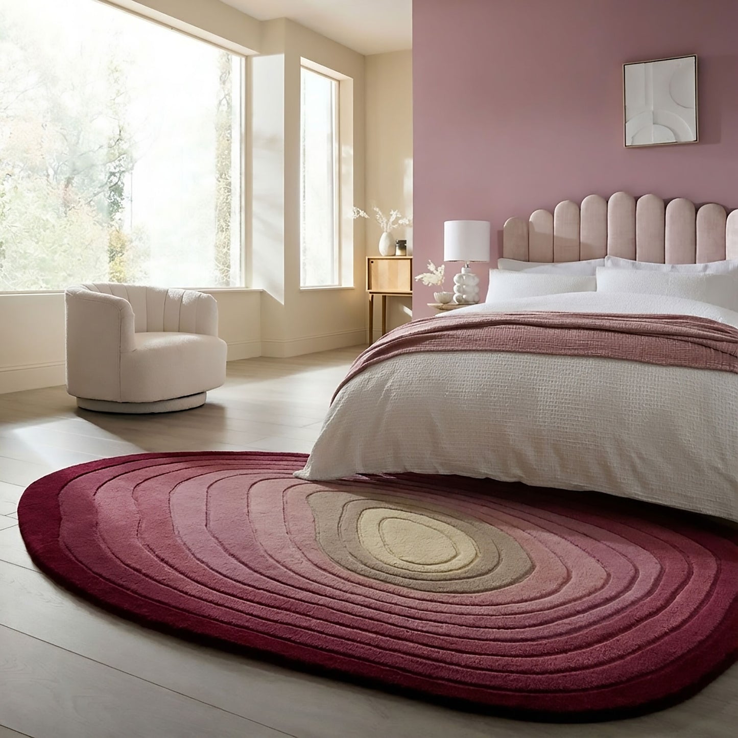 Alfombra moderna de lana SHADOW