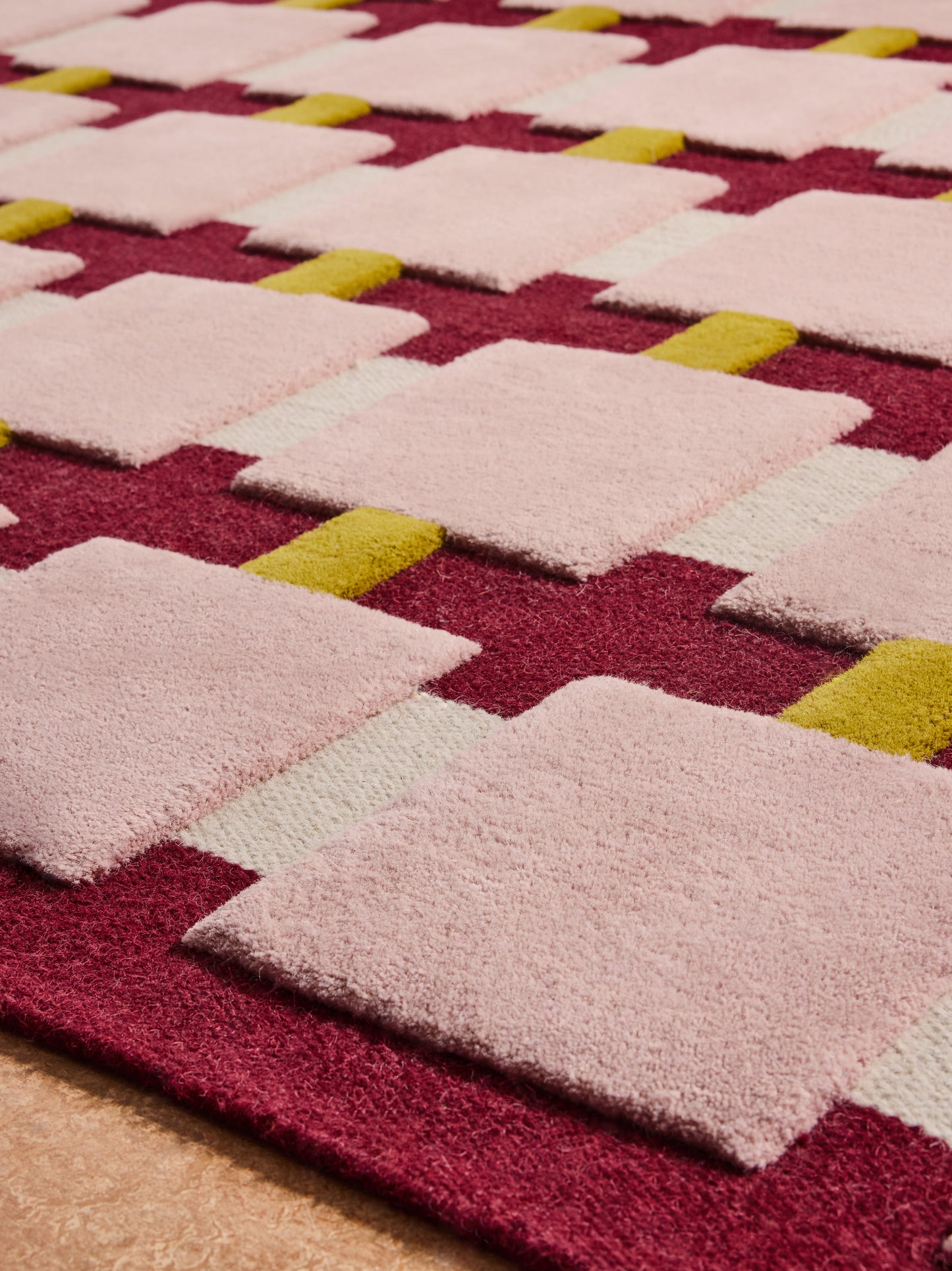 Tapis de salon et chambre en laine RORY