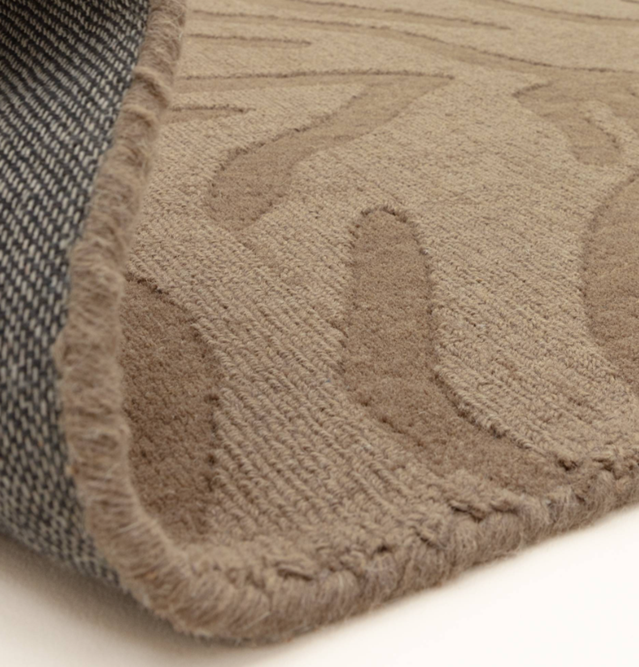 Tapis tissé plat moderne MILL