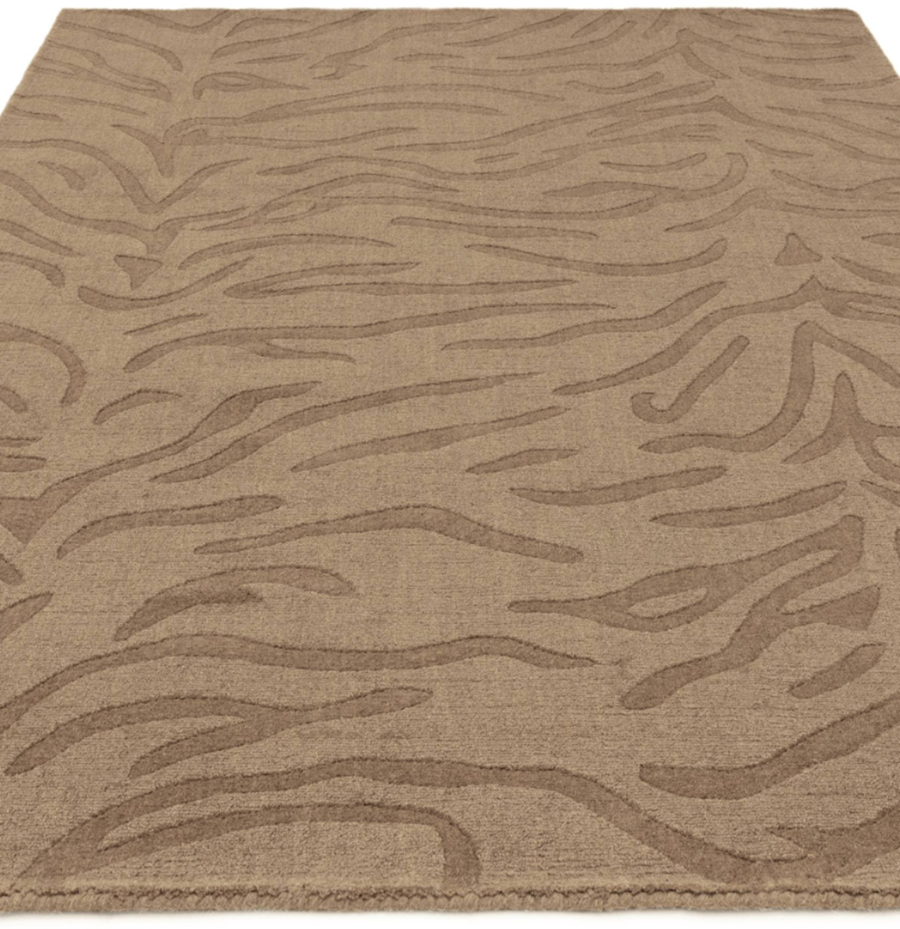 Tapis tissé plat moderne MILL