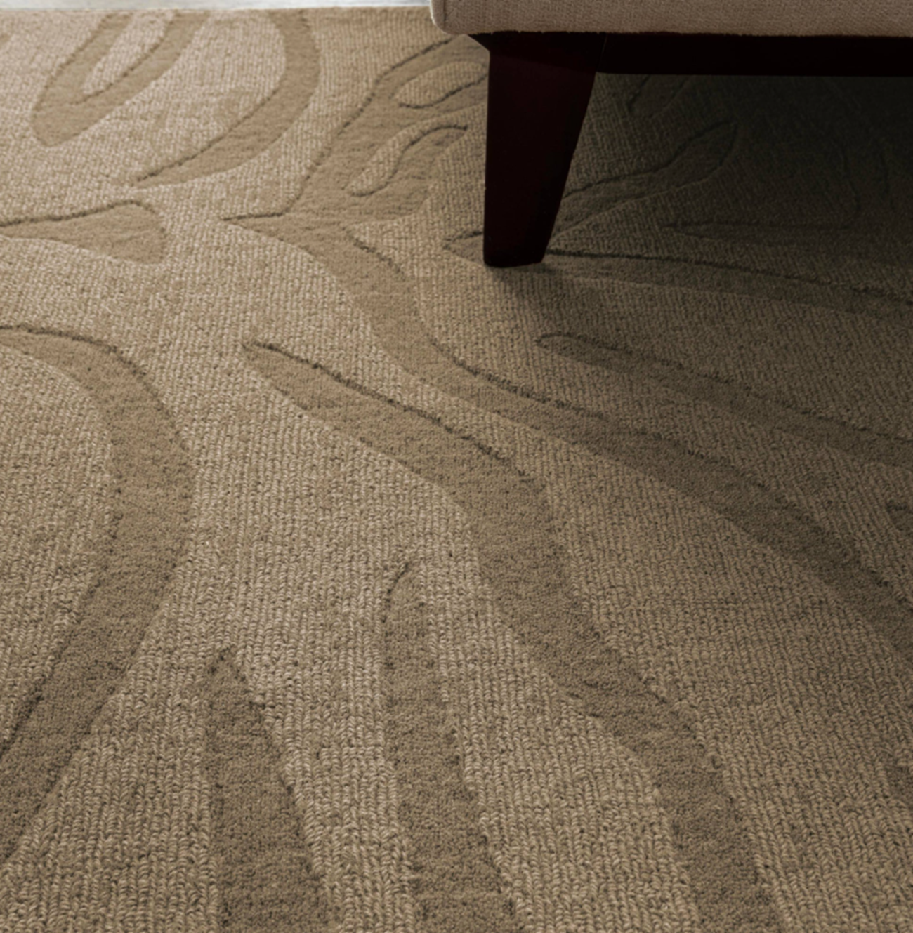 Tapis tissé plat moderne MILL