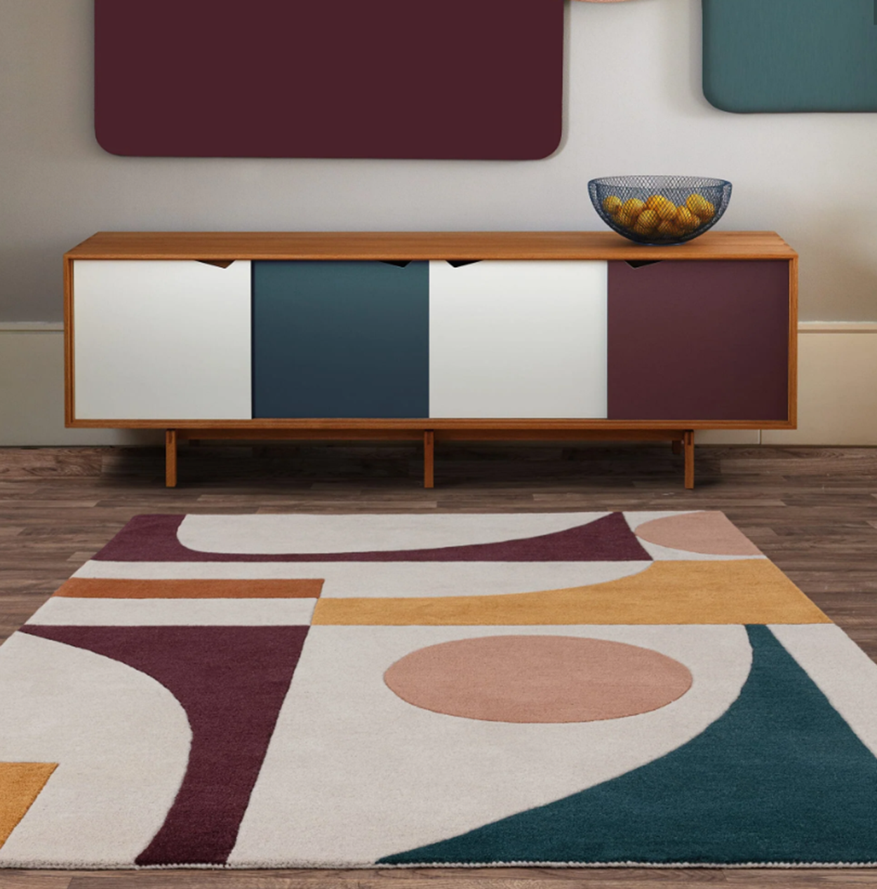 Tapis tufté main en laine MINGLE