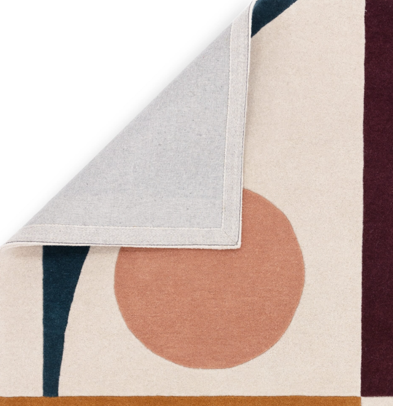 Tapis tufté main en laine MINGLE