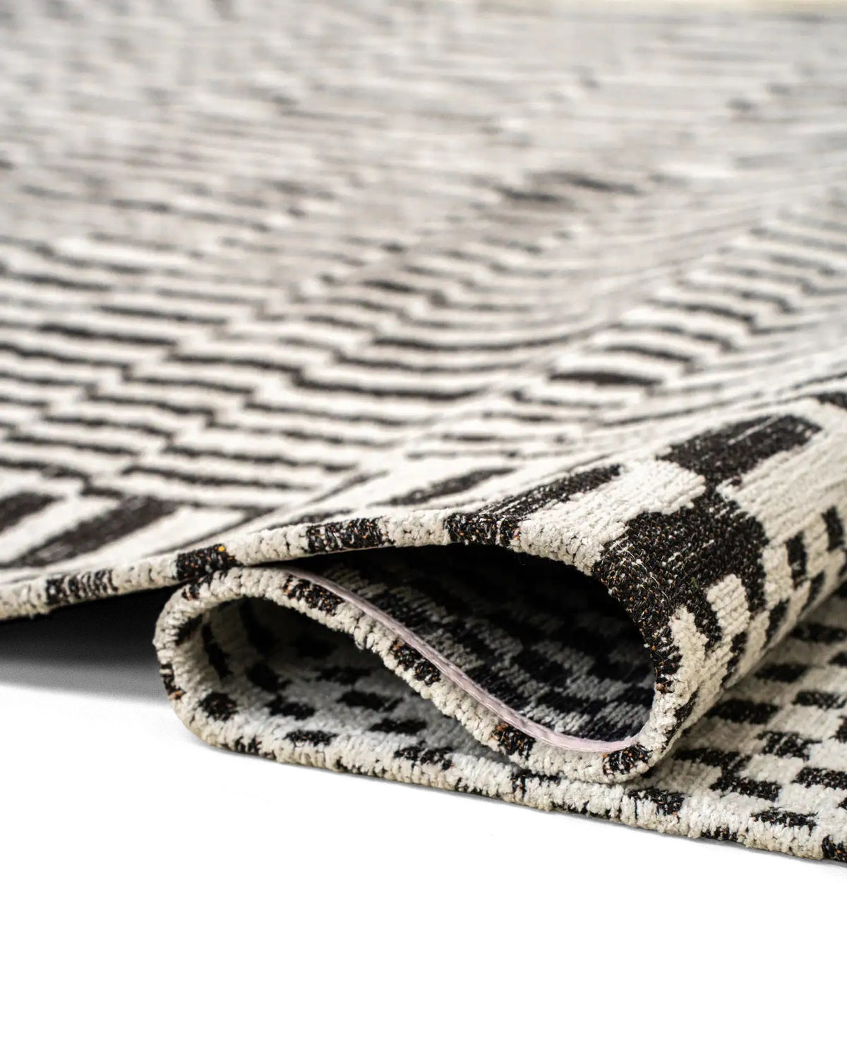 Tapis tissé plat moderne BERBER STRUCTURES