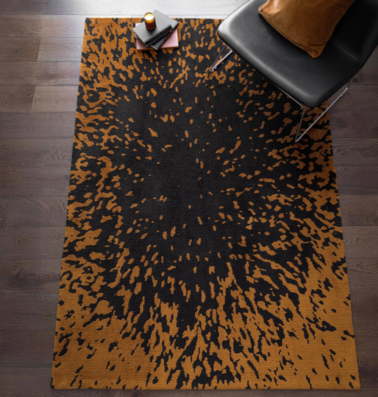 Tapis tissé plat moderne STAIN