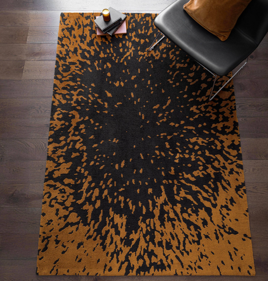 Alfombra moderna de tejido plano STAIN