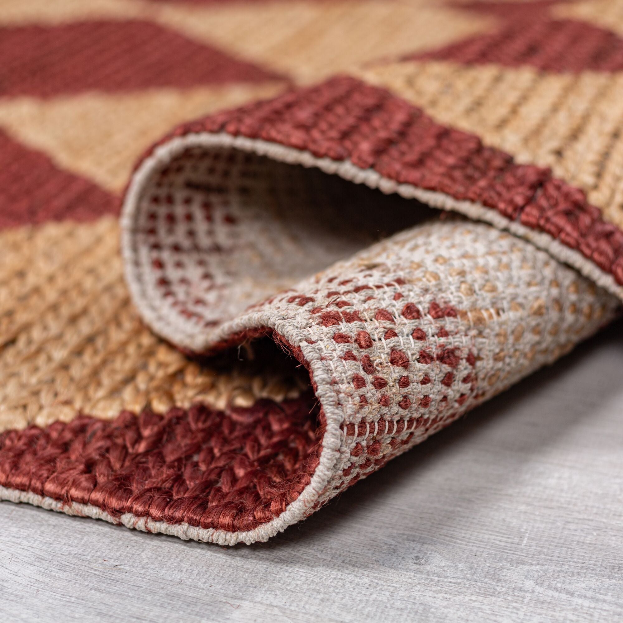 Tapis de salon et chambre pure jute BALY