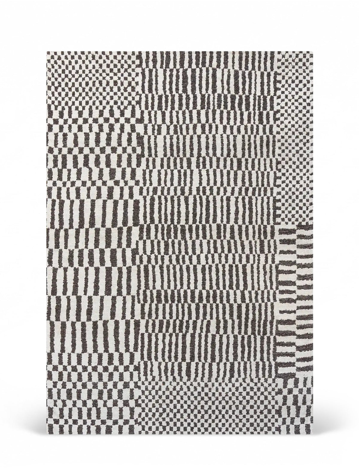 Tapis tissé plat moderne BERBER STRUCTURES
