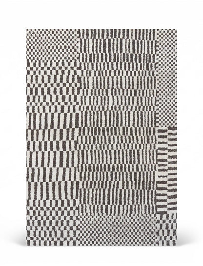 Tapis tissé plat moderne BERBER STRUCTURES