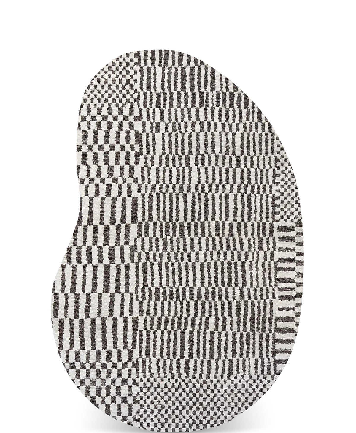Tapis tissé plat moderne BERBER STRUCTURES