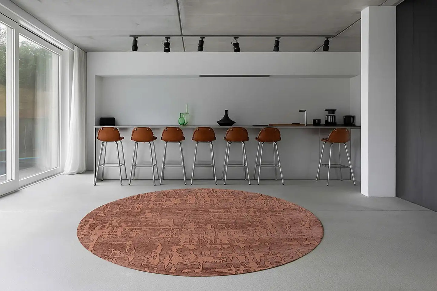 Tapis tissé plat moderne CALABASH
