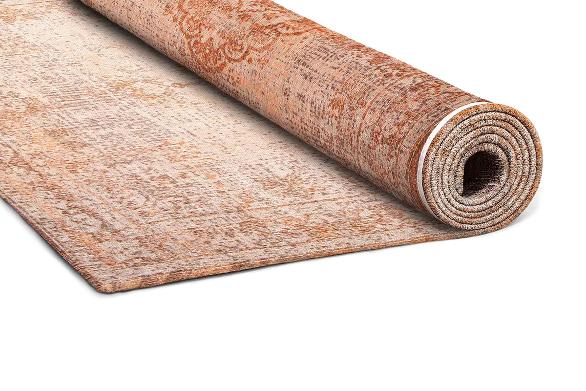 Tapis de salon et chambre tissé plat MEDAILLON