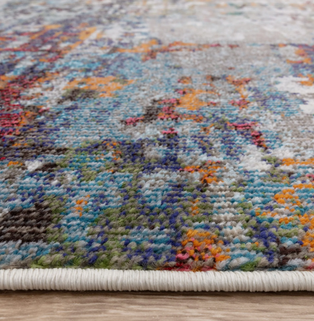 Tapis tissé plat moderne OURAL