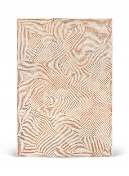 Tapis tissé plat moderne SCARLET