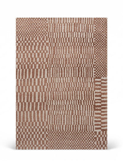 Tapis tissé plat moderne BERBER STRUCTURES