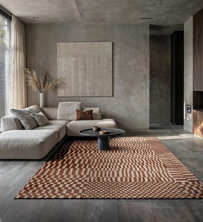 Tapis tissé plat moderne BERBER STRUCTURES