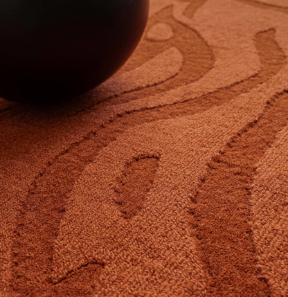 Tapis tissé plat moderne MILL