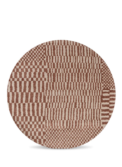 Tapis tissé plat moderne BERBER STRUCTURES