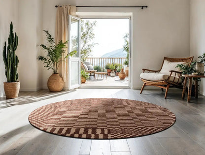 Tapis tissé plat moderne BERBER STRUCTURES
