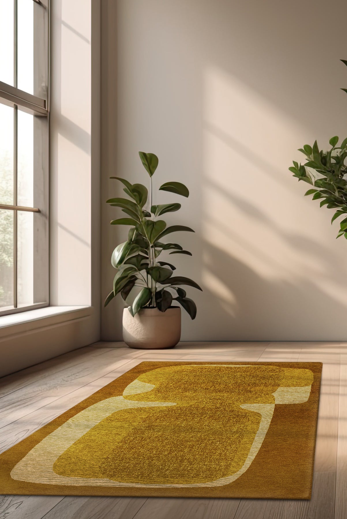 TOUC TOUC Alfombra moderna de tejido plano para sala de estar