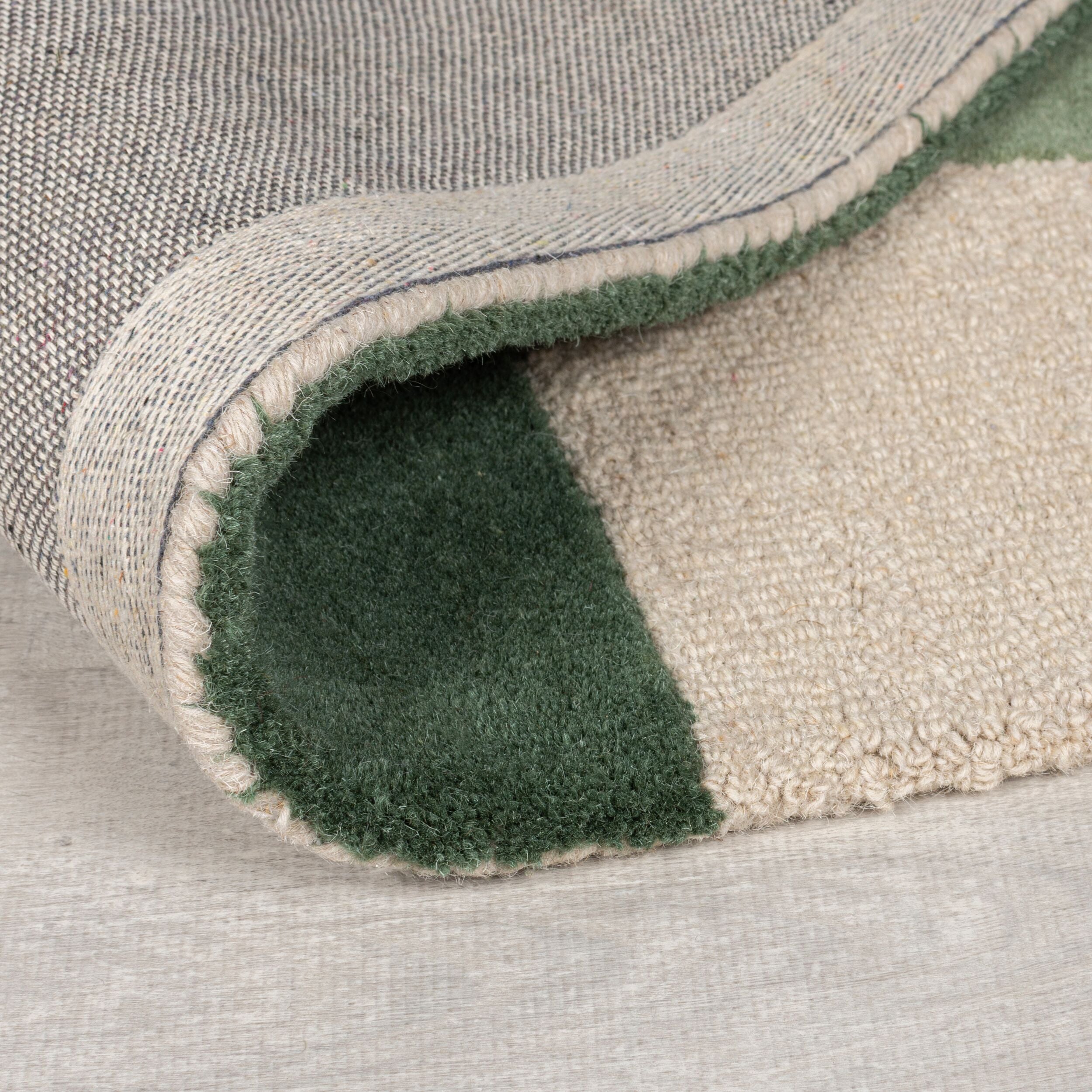 Tapis de salon moderne pure laine GLEE