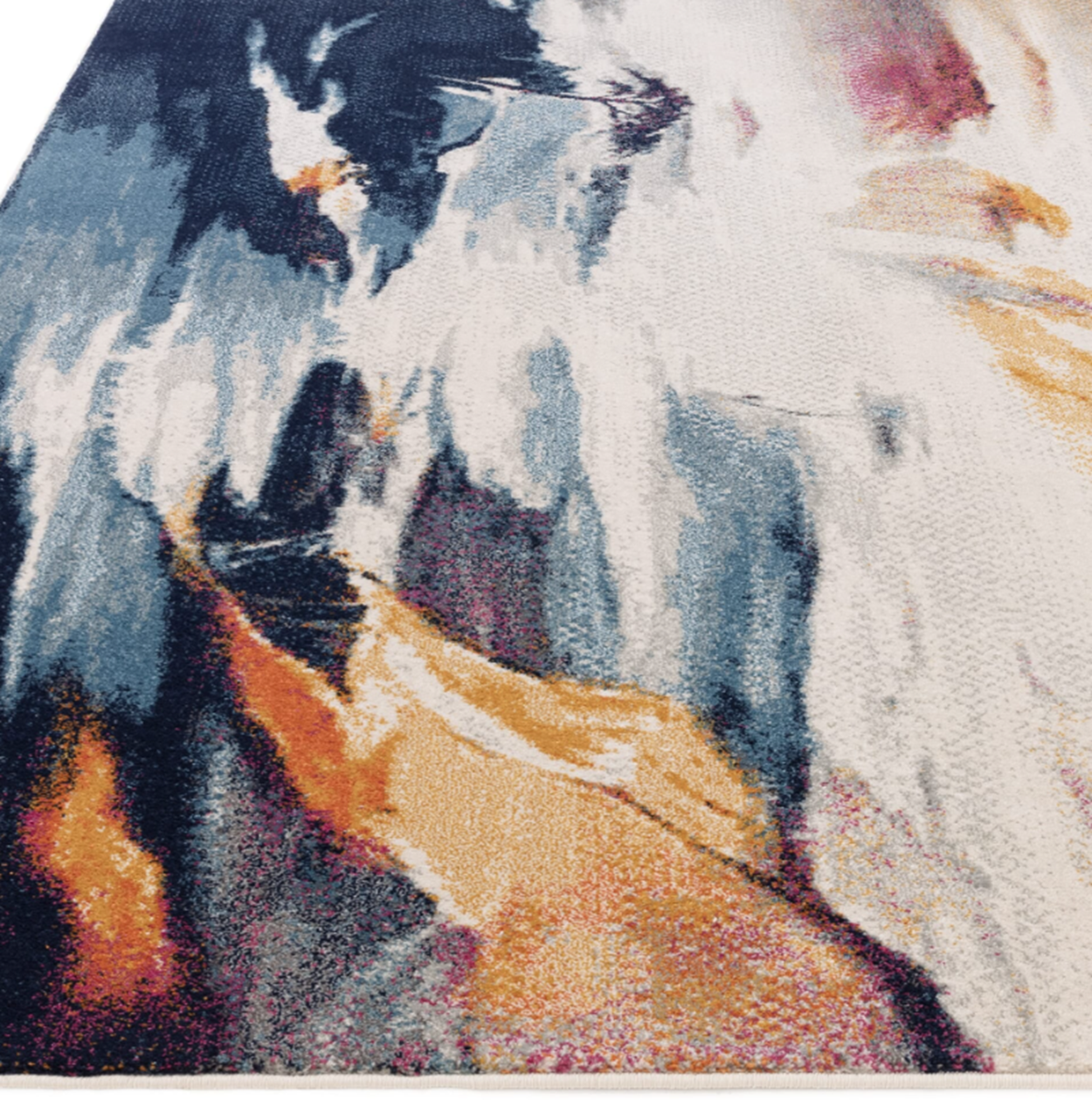 Tapis tissé plat moderne RAMA