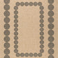 Tapis de salon style jute moderne RODY