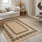 Tapis de salon style jute moderne RODY